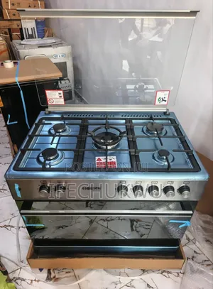 Original High Quality Bosch 5 Burners Stainless Steel Standing Cooker