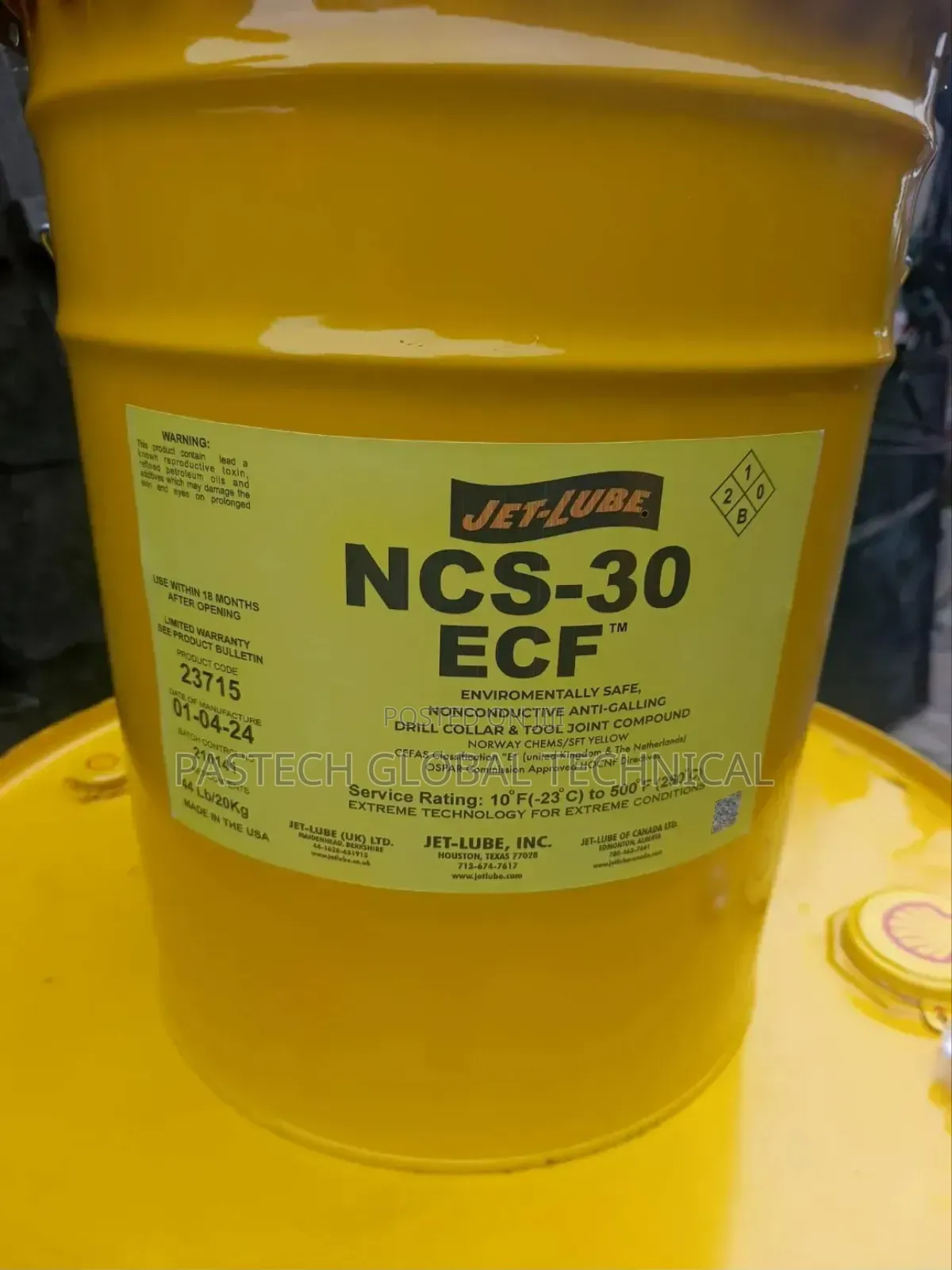 Jet-Lube NCS-30 Ecf Thread Compound (20kg)
