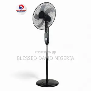 Maxi Standing Rechargeable Fan 16 Inch Black (Kys-40ac)
