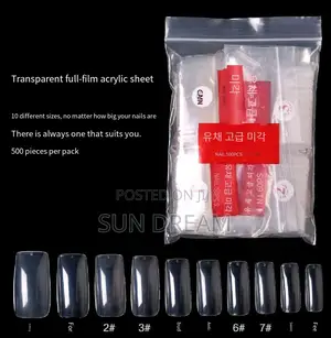 Nail Tips French Manicure Tips Half-attache Nail Extension