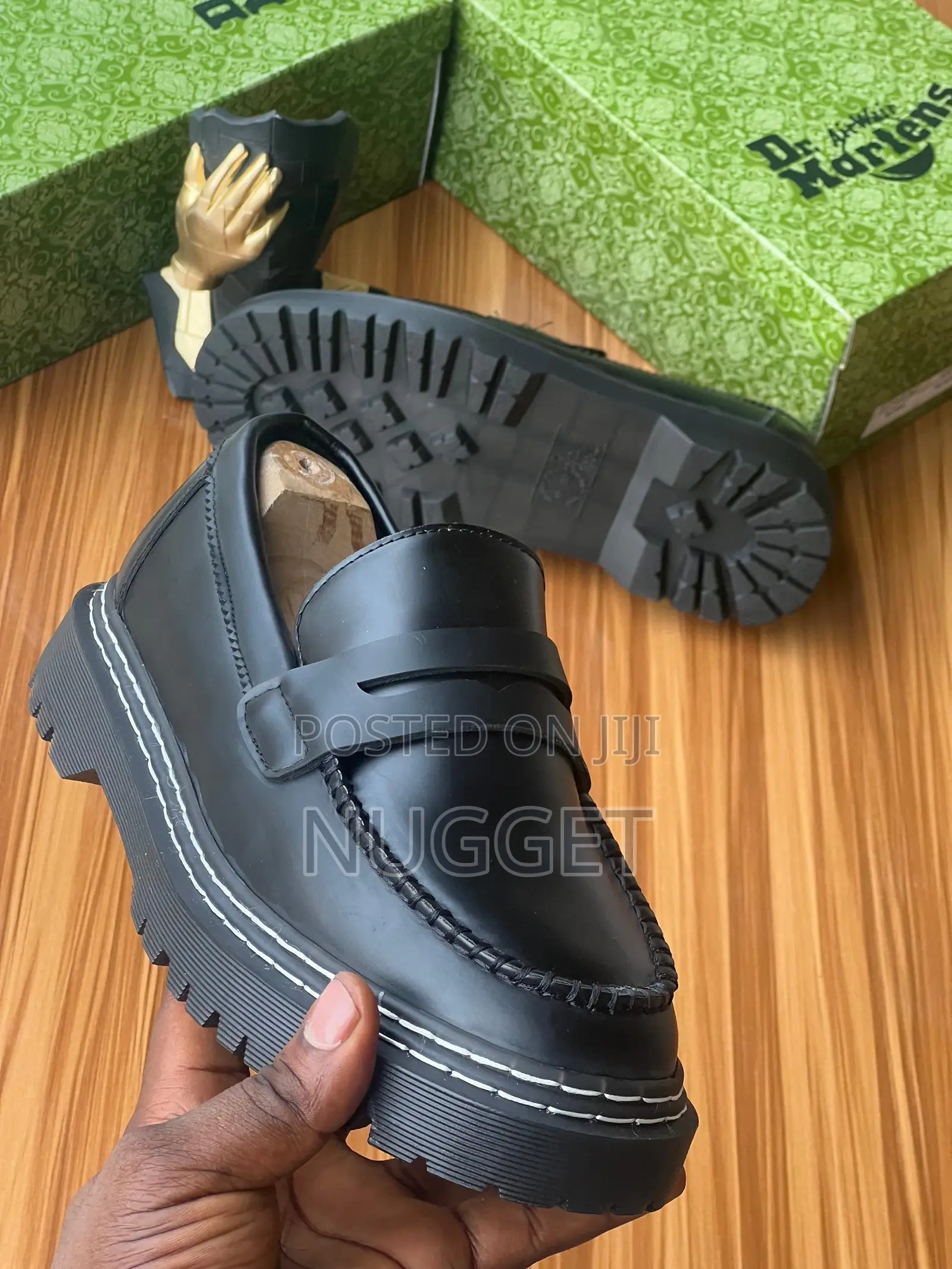 Doc Martens Leather Loafers Black Quality S