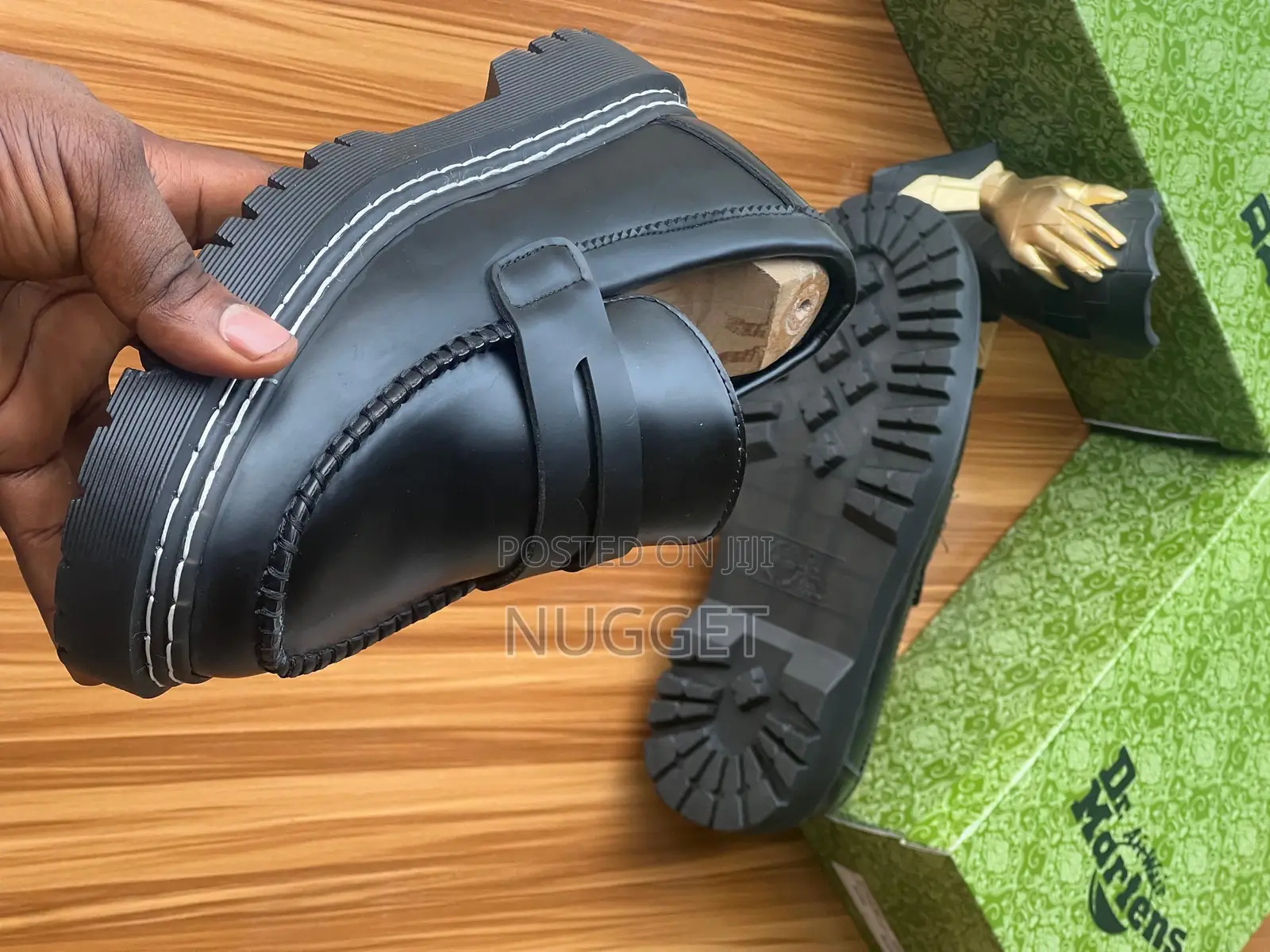 Doc Martens Leather Loafers Black Quality S
