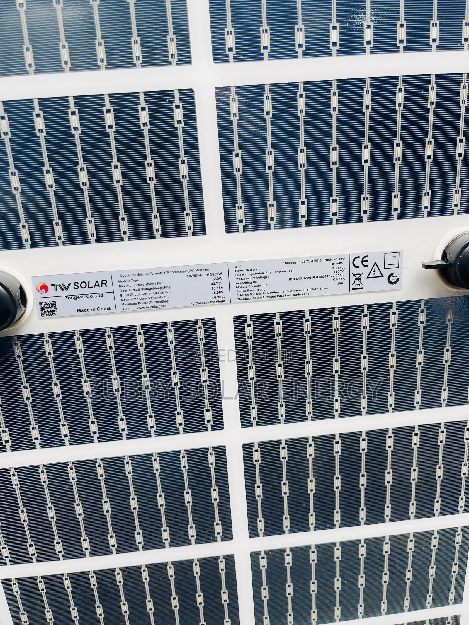 550w Tw Solar Panel