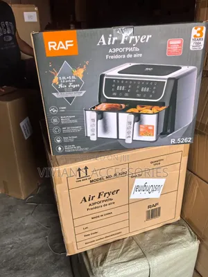 Raf Double Door Airfryer 5l + 5l