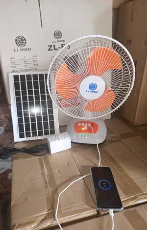Best Solar Table Fan. 16 Inches Table Solar Fan Is Available