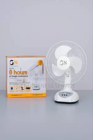 Solar Rechargeable Table Fan