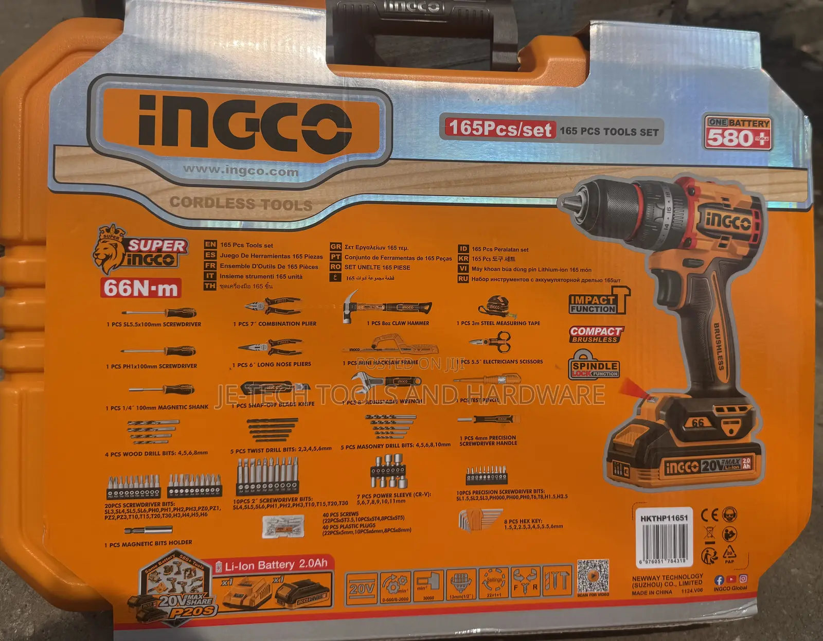 Ingco 165-piece Tool Set