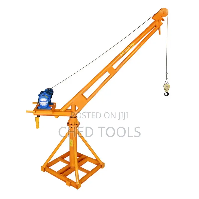 Electric Building Crane Complete Set