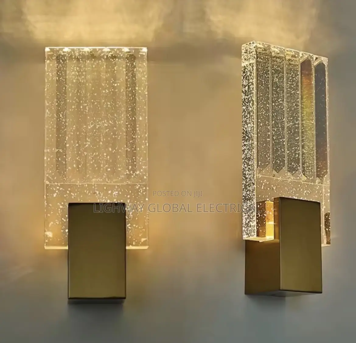 Led Luxury Modern Crystal Interior Wall Lamp