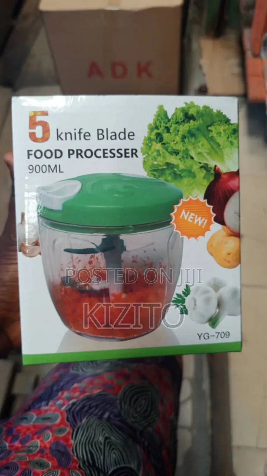 5 Knife Blade Food Processor