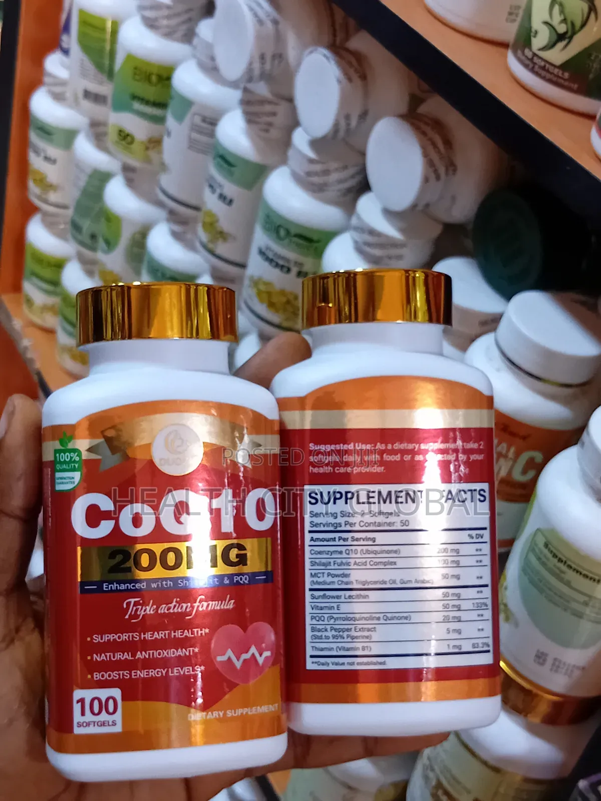 Triple Action Formula (Co-Q10+ Shilajit+Pqq)