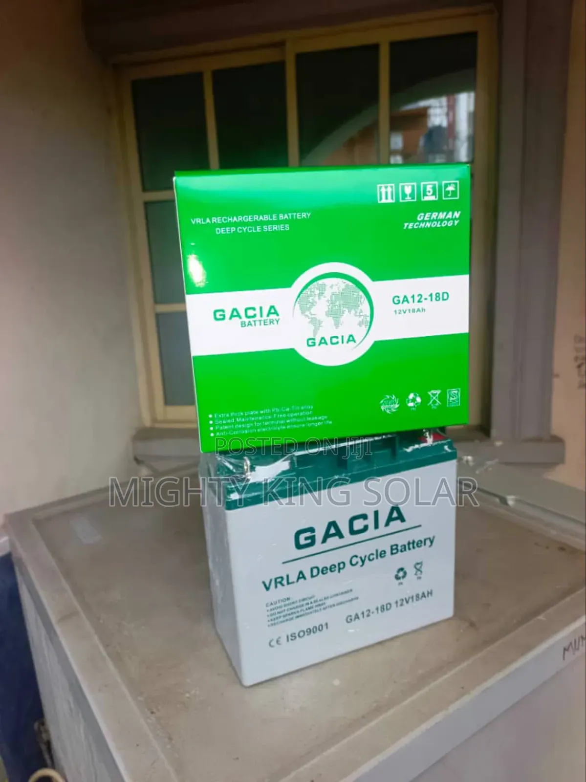 18ah Gacia Gel Battery