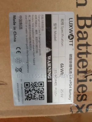 6kwh 24v Luxwatts Lithium Battery