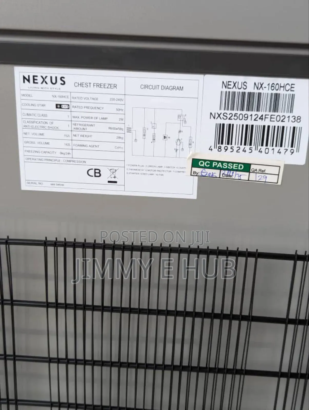 Nexus 150ltrs Freezer