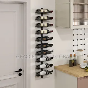 5 Tier Wall Mounted Wine Rack