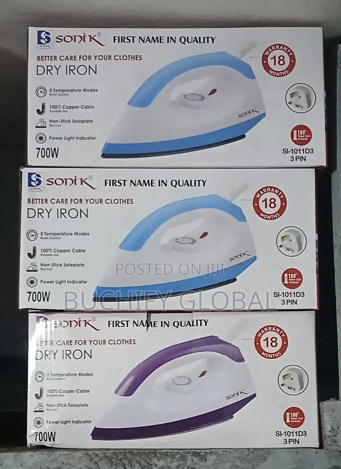 Sonik Dry Iron