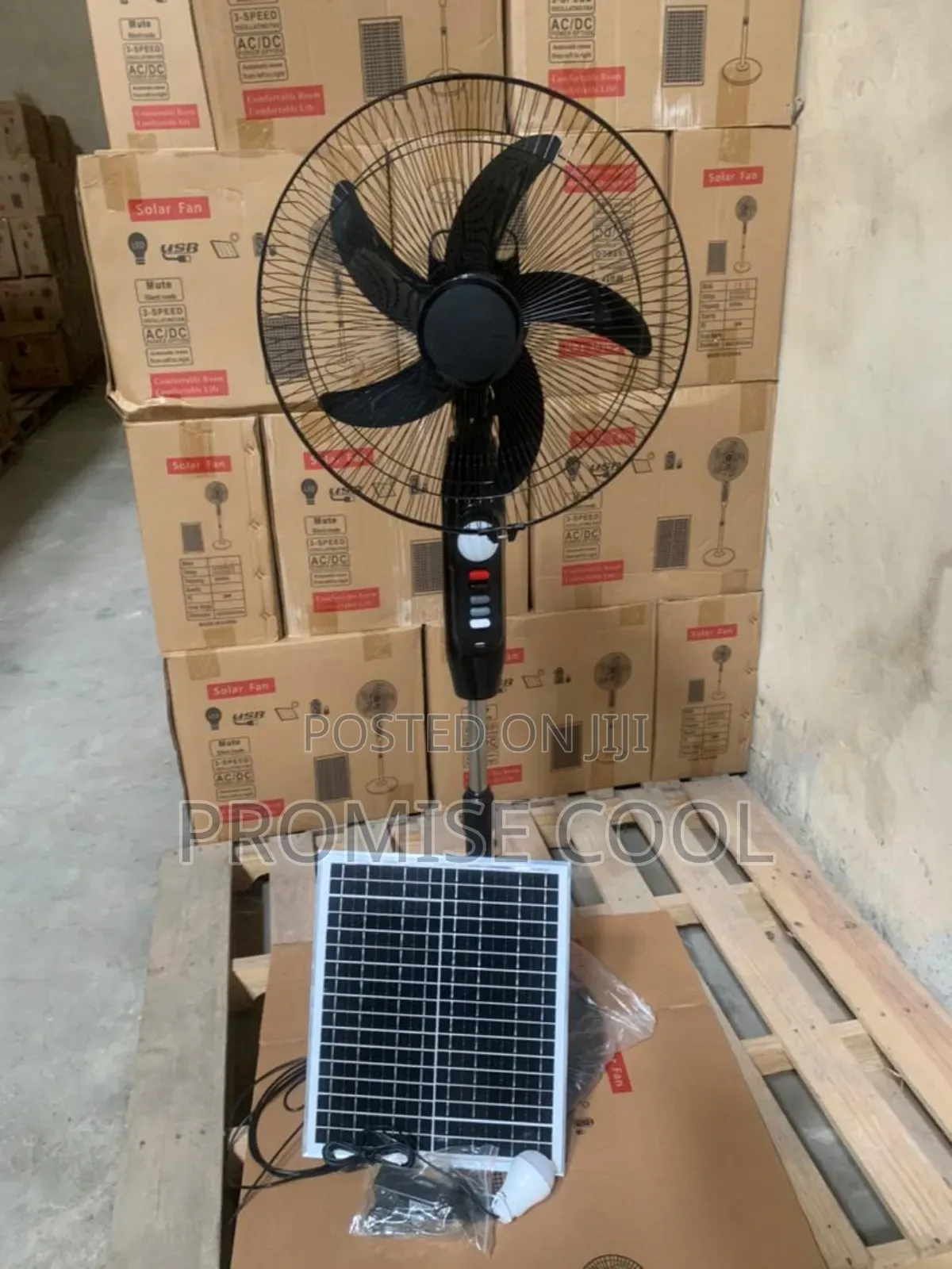 Solar Fan Wwith Panel