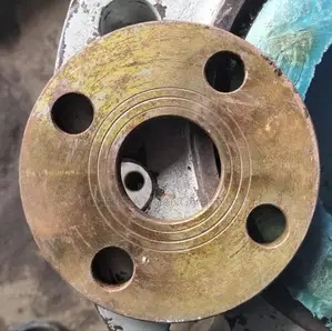 1" 10 K Flat Flange 4 Holes