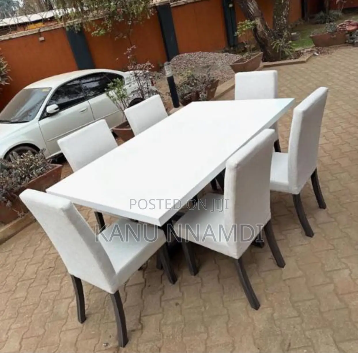 Six 6 Man Dining Table Complete Set Available