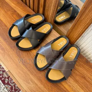 *Zara Leather Slippers*