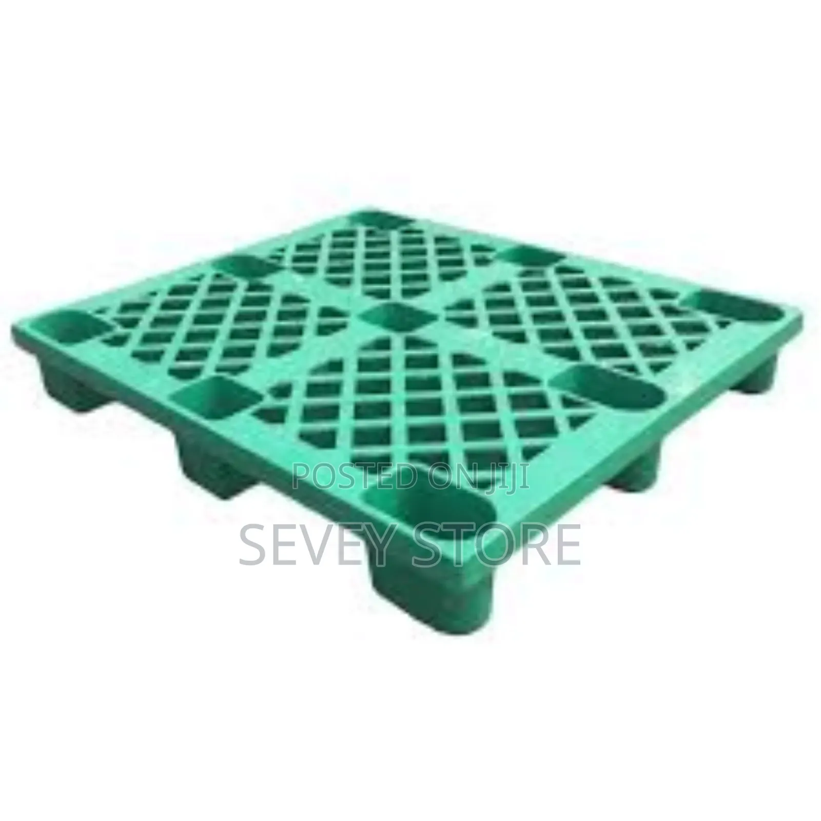 Green Plastic Pallets, Nestable Polyethylene Pallets
