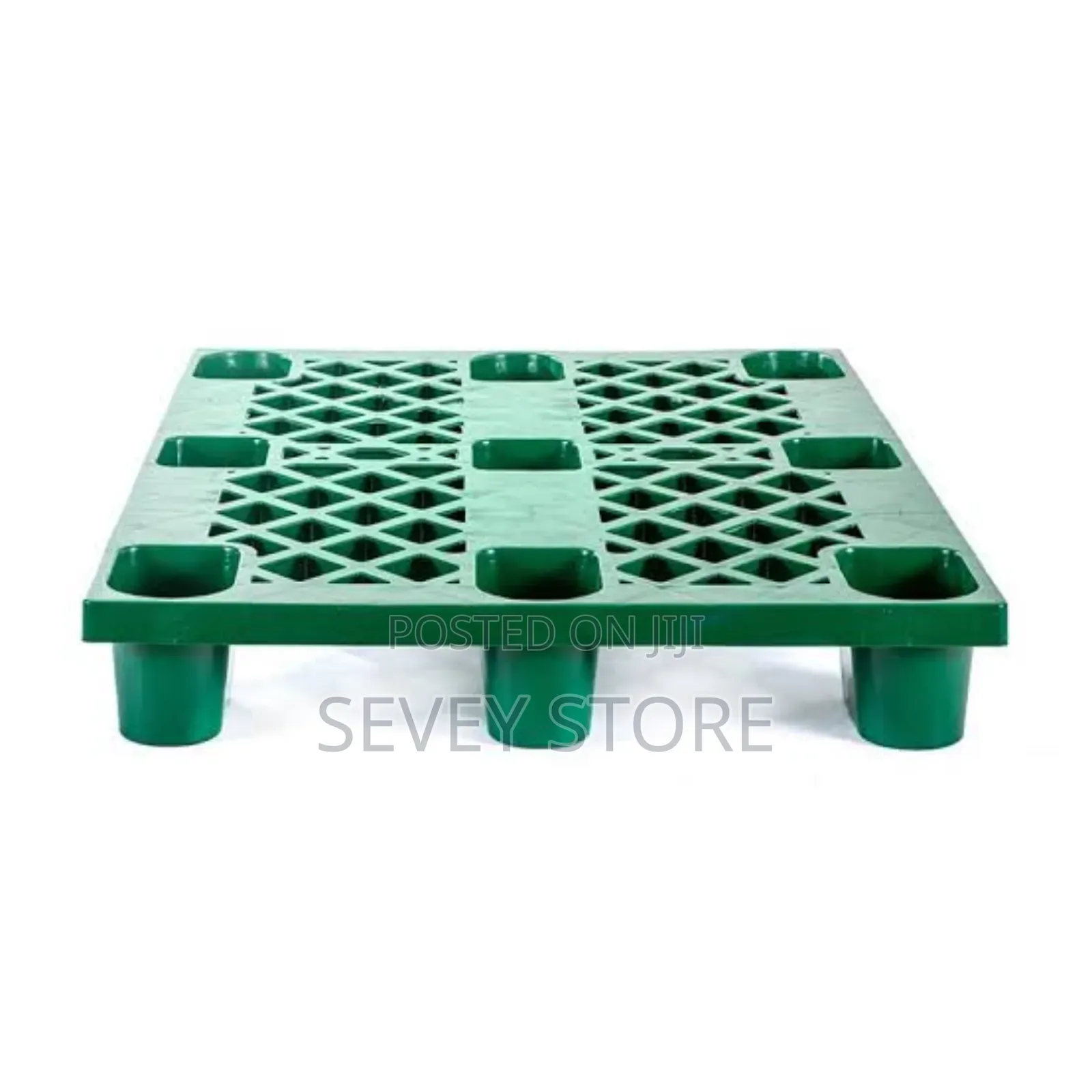 Green Plastic Pallets, Nestable Polyethylene Pallets
