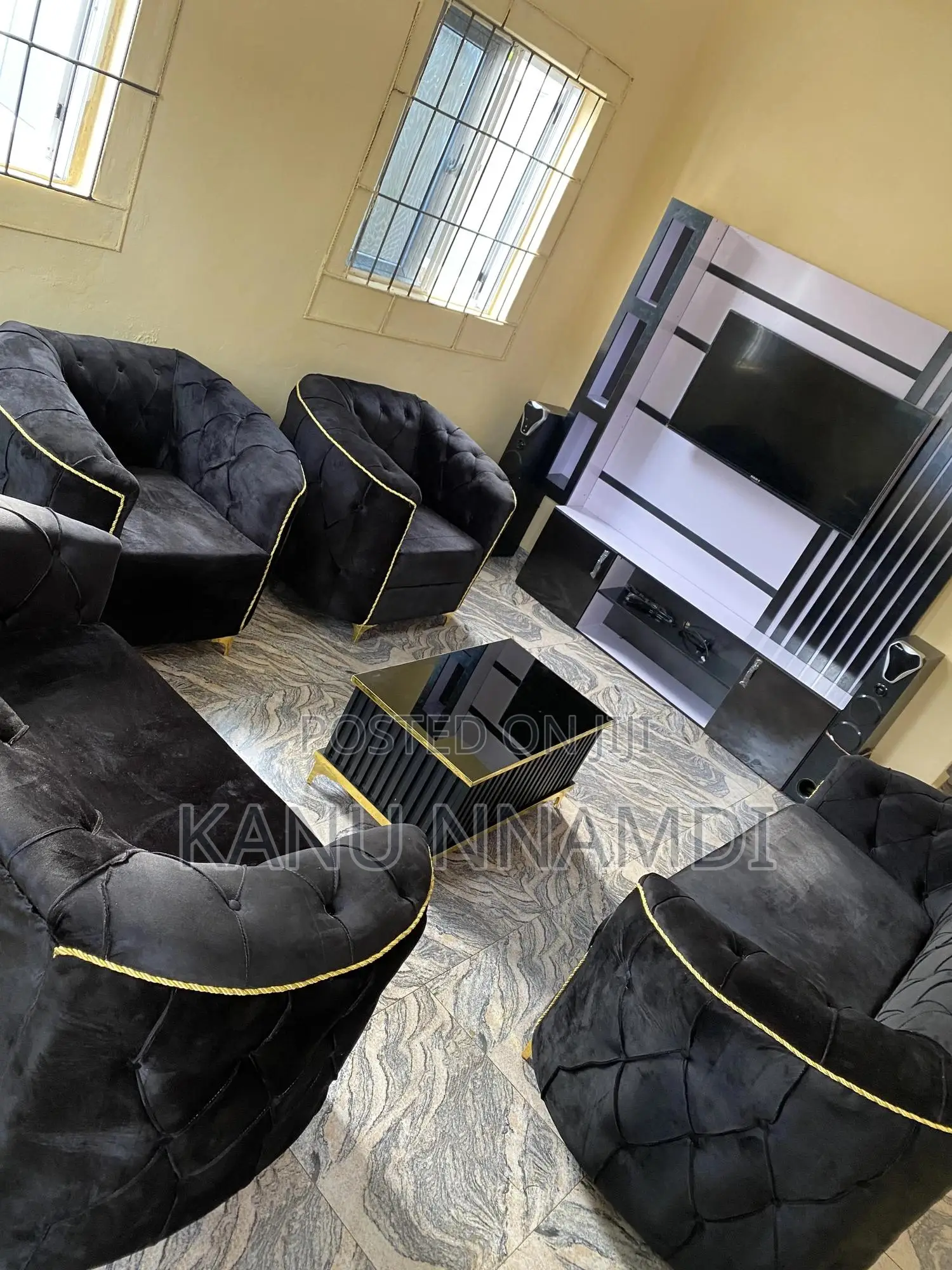 Complete Set of Chairs With Table