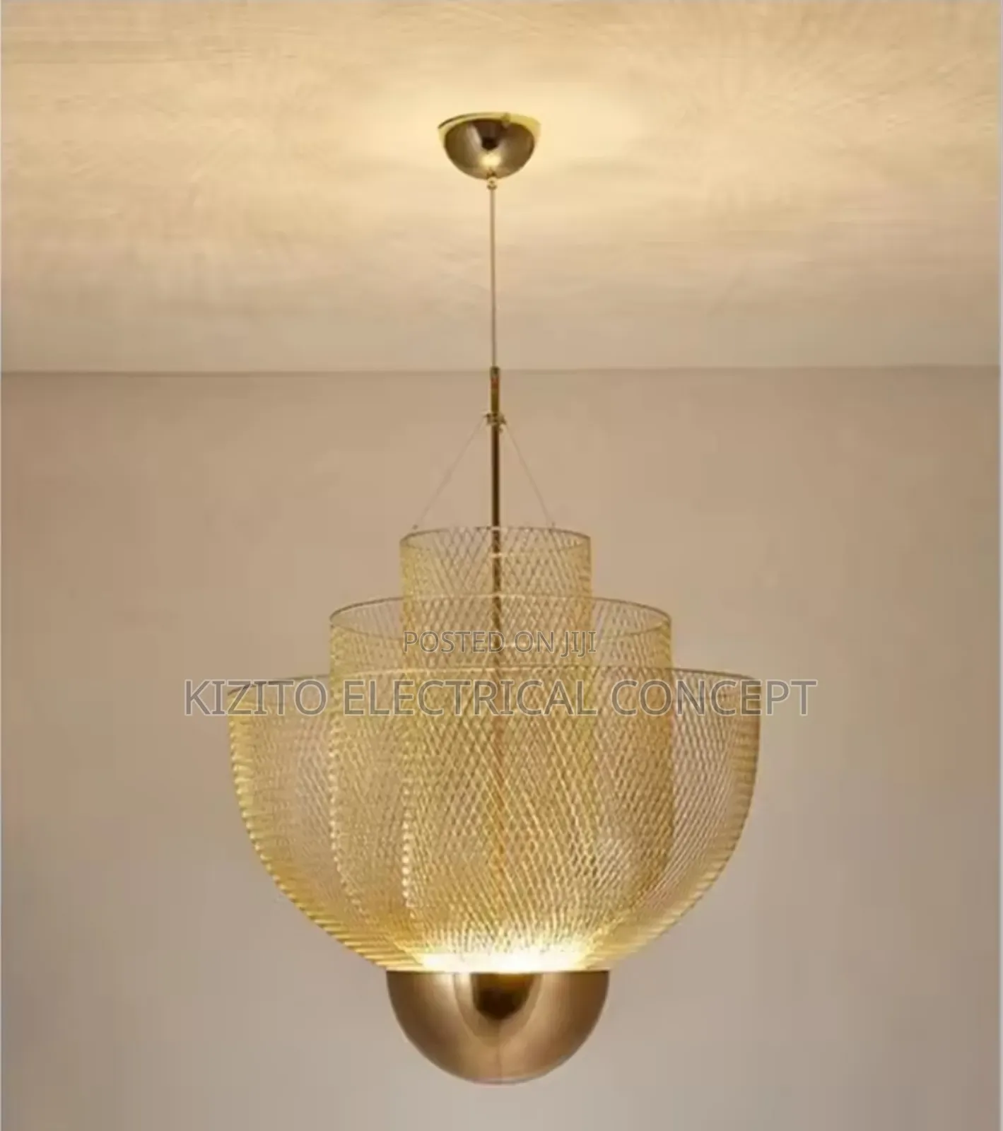 Nodic Design Grid Led Chandelier.