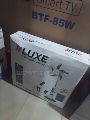 Luxe 18 Inches Standing Fan Rechargeable Fan