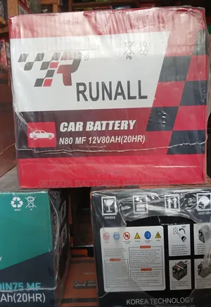 Runall 80ah Car Battery Korea