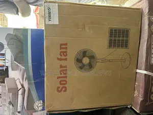 Original Solar Standing Fan With The Panel