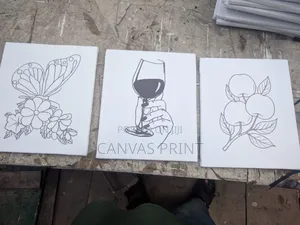 Pre Drawn Stretch Canvas
