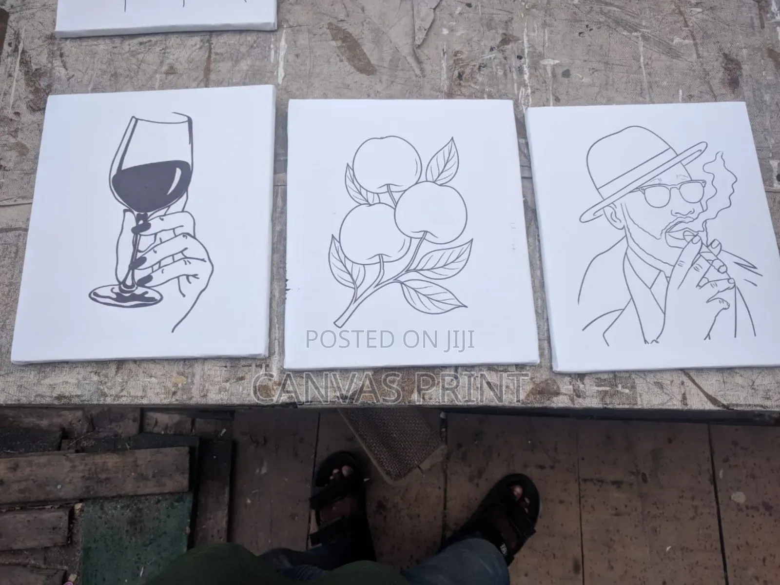Pre Drawn Stretch Canvas