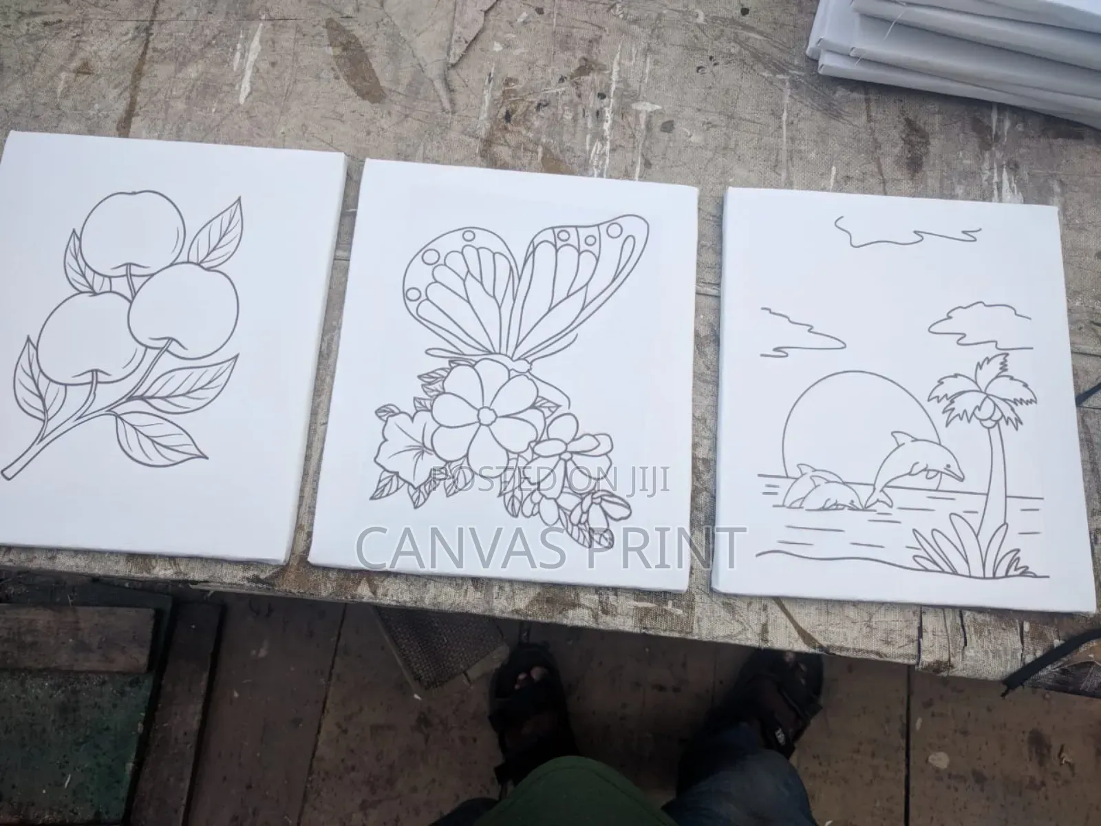 Pre Drawn Stretch Canvas