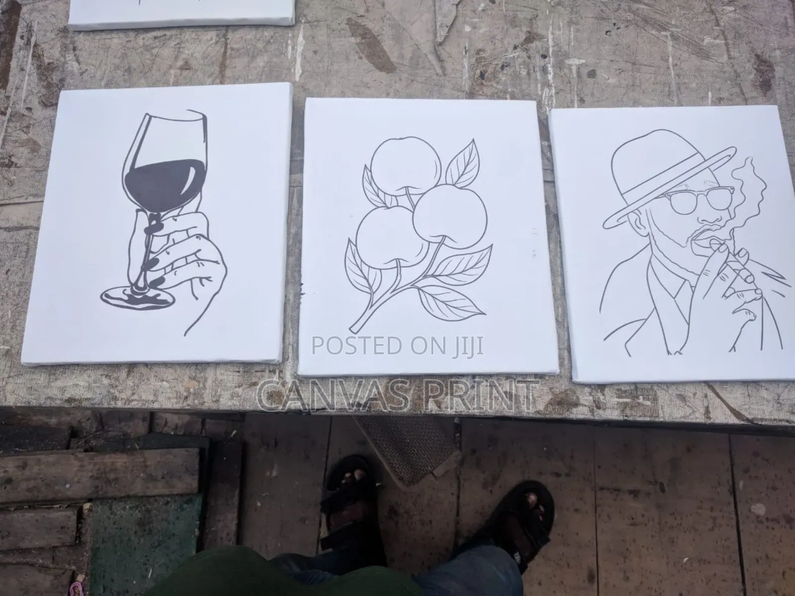 Pre Drawn Stretch Canvas