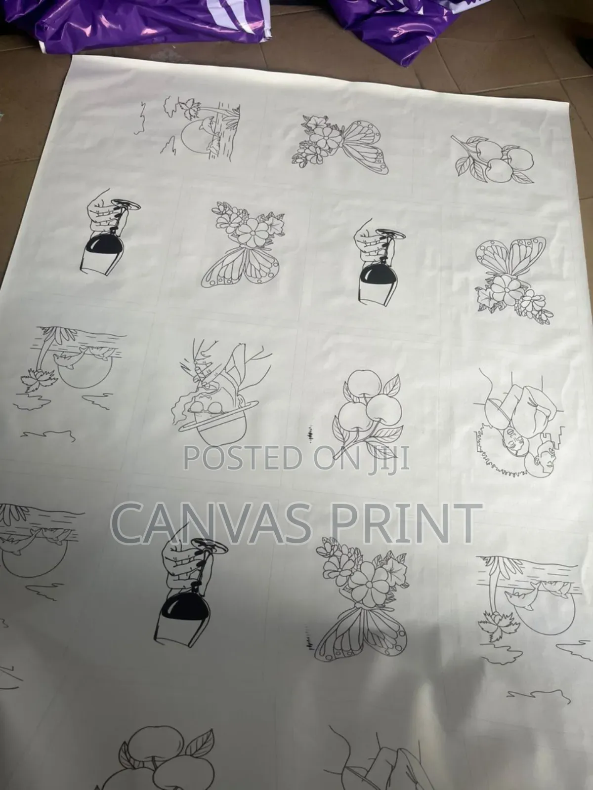 Pre Drawn Stretch Canvas
