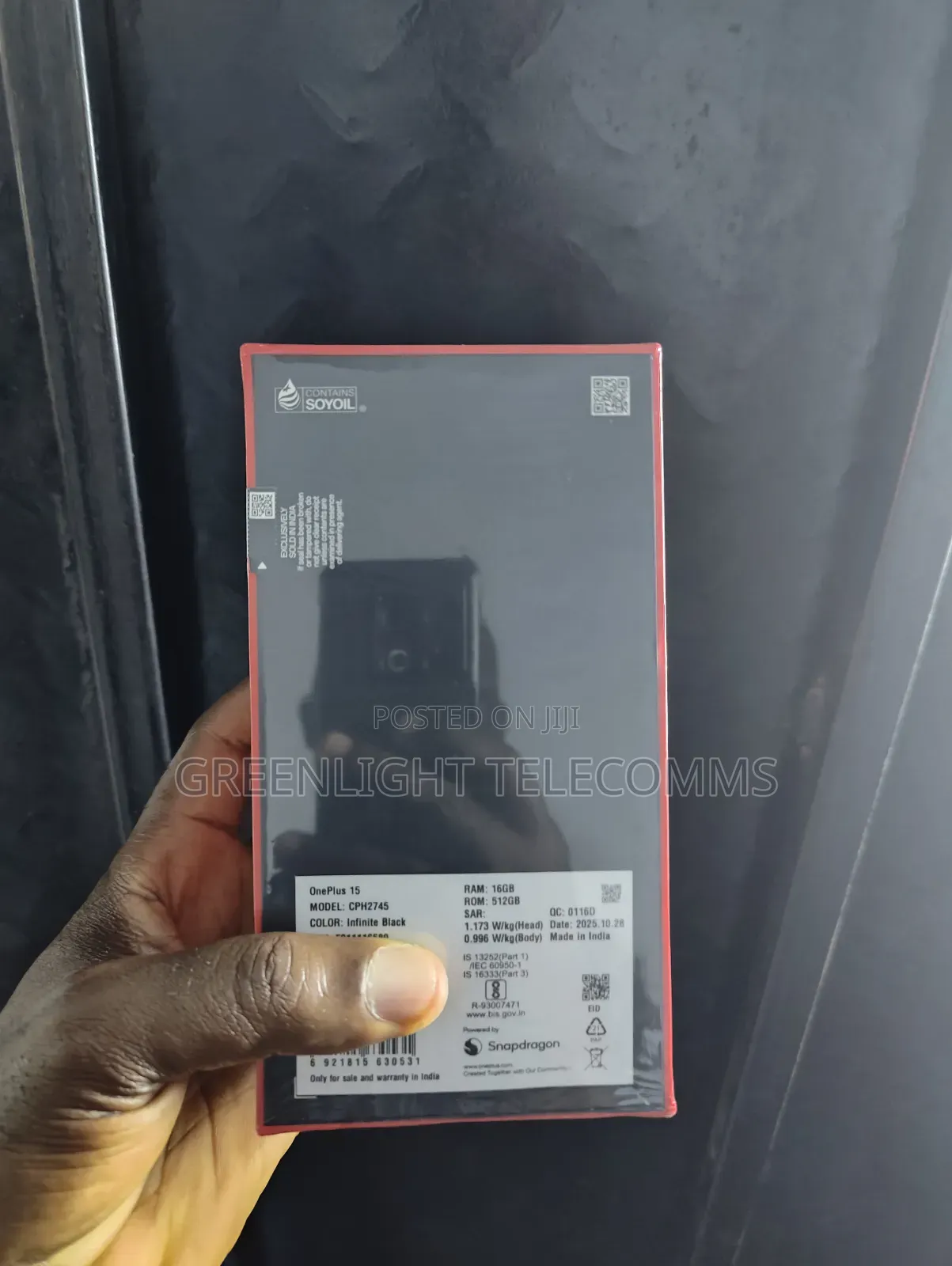 New OnePlus 15 512 GB Black