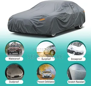 16 Layers Car Cover Waterproof All Weather, Heavy Duty Full Exterior