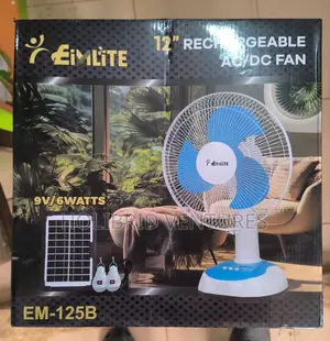Rechargeable Solar Table Fan