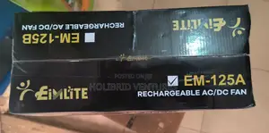 Rechargeable Solar Table Fan