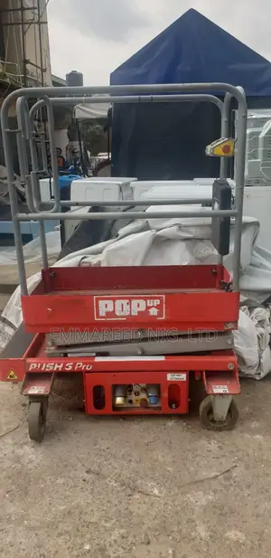 Uk-used Pop Up Push 5 Pro Scissor Lift