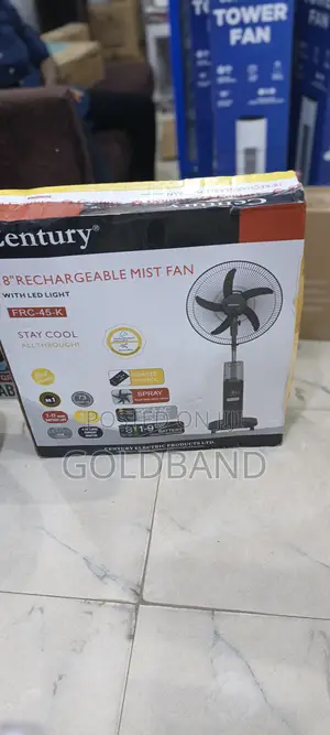 Century 18" Portable Rechargeable Mist Fan