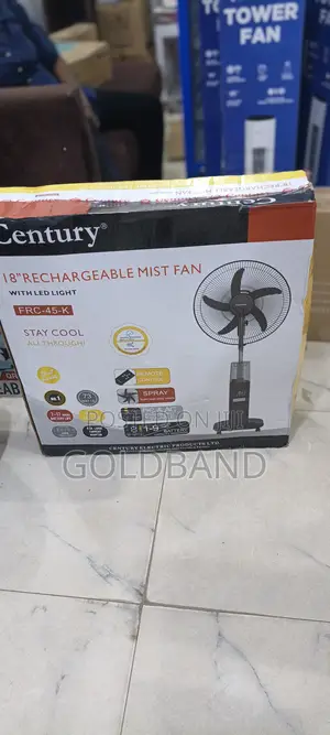 Century 18-Inch Battery-Powered Mist Fan