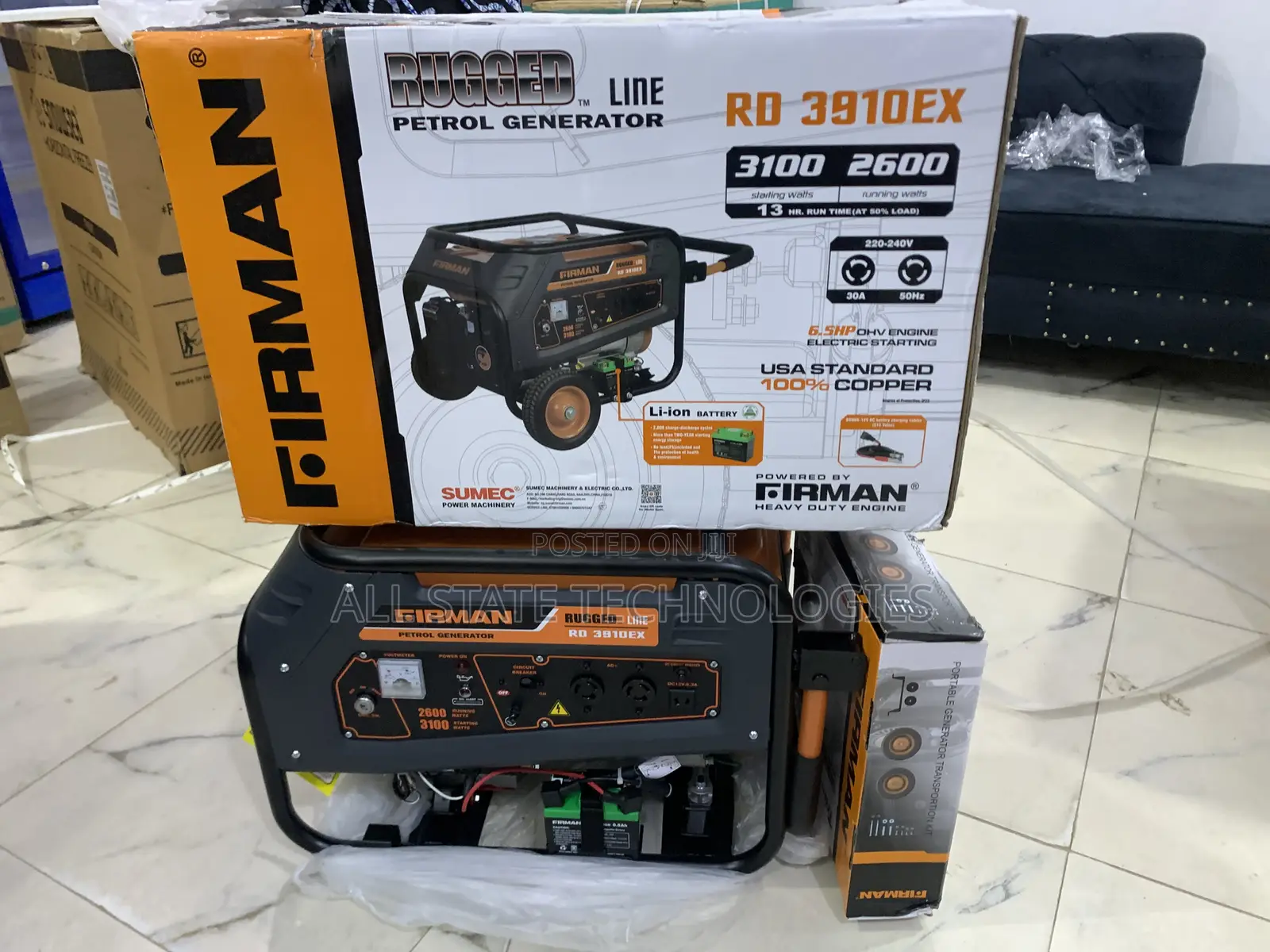 Firman Rugged Rd3910ex Generator – Reliable Power Supply