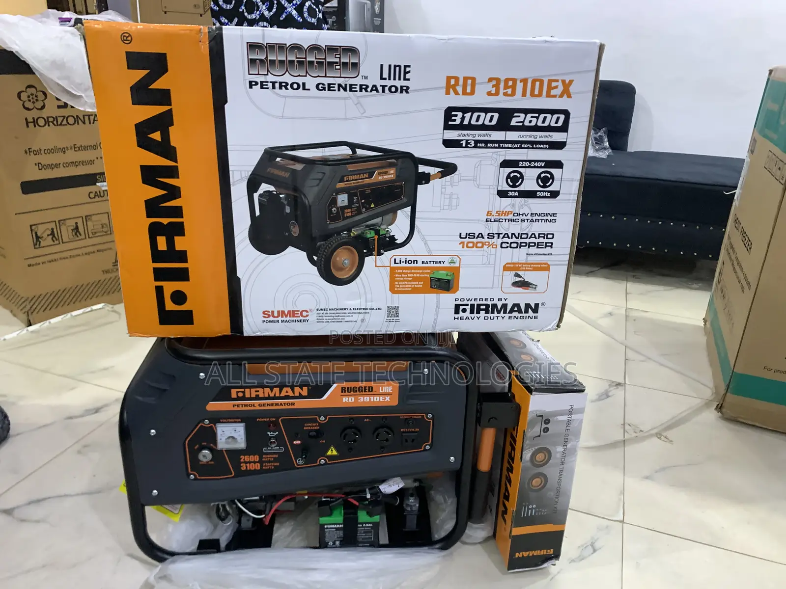 Firman Rugged Rd3910ex Generator – Reliable Power Supply