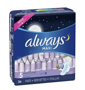Always Maxi Extra Heavy Overnight Pad Size 5 (36 Count)