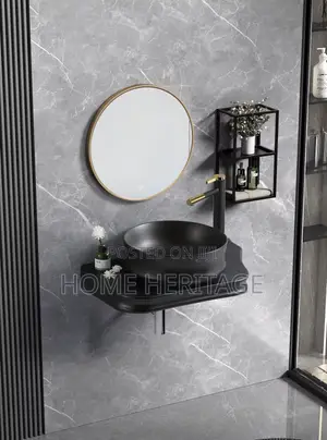 Wash Hand Basin and Mirror