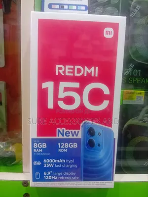 New Xiaomi Redmi 15C 4G 128 GB Black