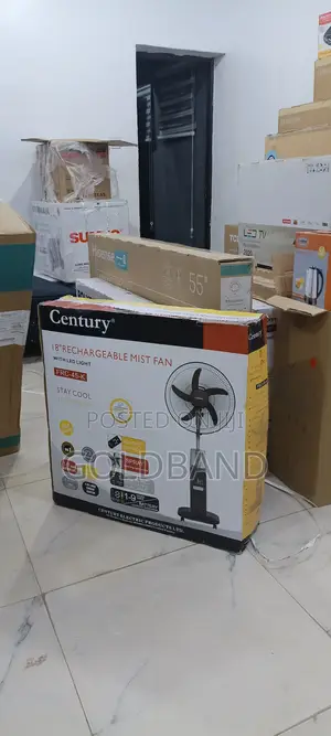 Century 18" Rechargeable Water Mist Cooling Fan