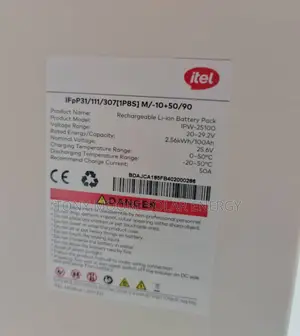 2.56kwh 24v Itel Lithium Battery